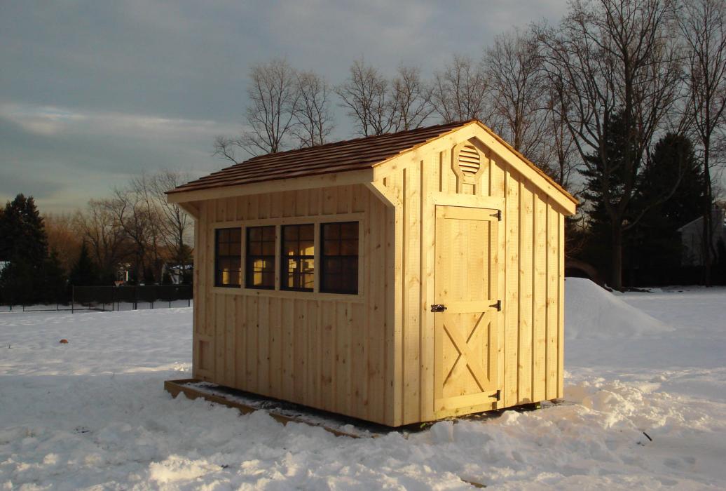 Custom Chicken CoopBoard and Batten Siding Lancaster County Barns